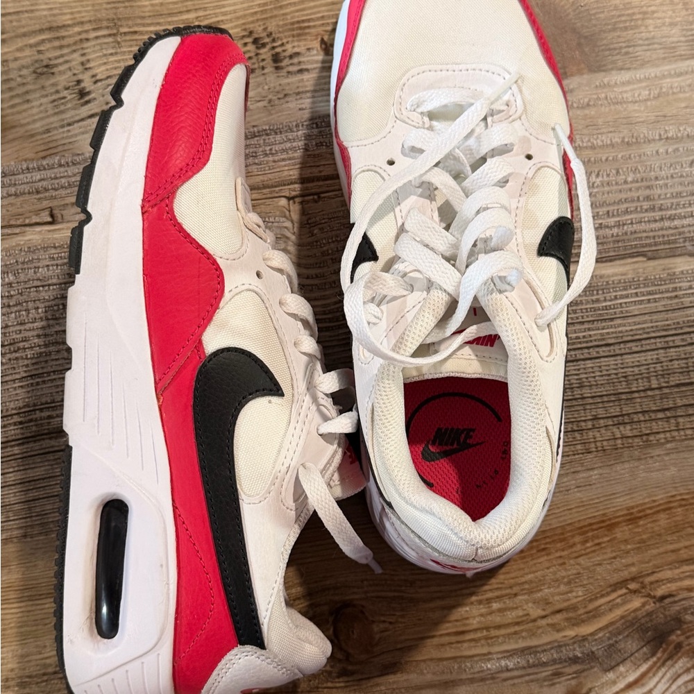 Nike Kids Black, Pink, and White Sneakers